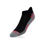 TEGO - Socks - Ankle - Ultralight Nylon - Medium (1 Pack) - Black Red-Sports, fitness, Running, Exercise, Thick Good Grip, for men, women