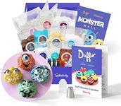 Duff Monster Cupcakes Baking Kit - Duff Goldman x Baketivity Kits for Kids, Teens & Adults with Pre-Measured Ingredients & Kid-Friendly Instructions - DIY Cupcake Mix Baking Set - Family Activity Gift