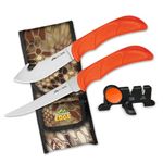 Outdoor Edge Cutlery Corp Wild-Bone Set, Orange