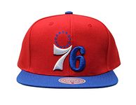 Mitchell & Ness Philidelphia 76ers Core Basic Snapback, Red/Royal