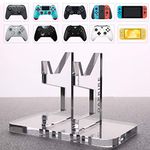 OAPRIRE Universal Controller Stand Holder - Fits Modern and Retro Game Controllers - Perfect Display and Organization - Limited Edition Handcrafted Controller Accessories with Crystal Texture