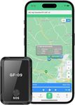 GPS Tracker,Portable Real Time GPS Locator Tracker for Luggage/Vehicle/Car/Children/Pets,Unlimited Range of Global Real Time Location Tracking(With Free App)