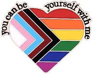 Rainbow Pride Flag Ally Enamel Brooch Pin for LGBT Equality Supporter, Lapel Pins for Clothes, Backpacks, Hats, Metal, metal