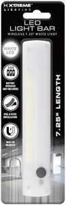 Xtreme Lit 7.5" Wireless Magnetic Motion Sensor Light Bar, Peel and Stick, Perfect for Closets