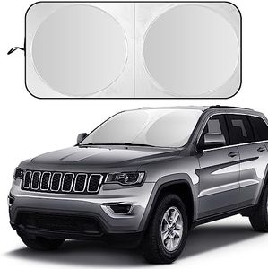 Range Tour Car Windshield Sun Shade, Foldable Car Sun Shade Cover Front Windshield Sun Protector from UV Rays Sun Auto Interior Protection for Cars, SUVs, Truck