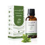 Aromahpure Fragrance Oil | 15 ml | Citronella Aroma Oil for Home Fragrance | Best for Aromatherapy | Helps in Meditation | Used in Diffusers, Candles, Air Fresheners, Soaps, IFRA Certified