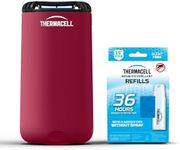 Thermacell Patio Shield Bundle - Mosquito Repeller + 36-Hour Refill Pack; Includes 4 Fuel Cartridges & 12 Repellent Mats for a Total of 48 Hours of Mosquito Repellent for Patio; Bug Spray Alternative