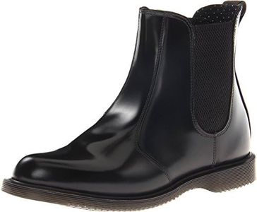 Dr. Martens Women's Vegan Flora Chelsea Boot Chelsea Boot, Black, 3 UK/5 B US