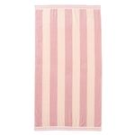 100% Cotton Velour Oversized Beach Towel | Pink Cabana Stripe Pool Towels | Quick Dry, Large Swim Towels for Adults and Kids (40" x 70", Dusty Rose)