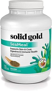 Solid Gold SeaMeal Multivitamin for Cats & Dogs - Kelp Powder Cat & Dog Supplement - Omega 3 & Digestive Enzymes for Skin & Coat, Gut + Immune Support