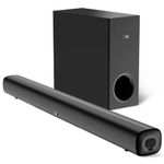 Boat Aavante Bar Mystiq Soundbar with 100W RMS Boat Signature Sound, 2.1 CH,Multi-Connectivity Modes,BT v5.3,Wired Subwoofer,EQ Modes,Bass & Treble Control & Remote Control(Pitch Black)