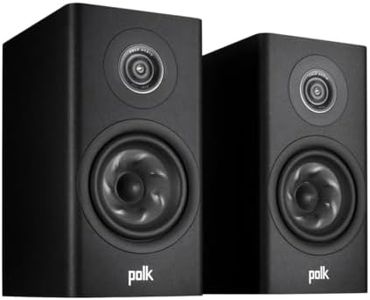 Polk Audio Reserve R200 Large Bookshelf Speaker for Dynamic, Detailed Home Theater Audio, 1" Pinnacle Ring Tweeter & 6.5" Turbine Cone Woofer, Dolby Atmos & IMAX Enhanced, Wall Mountable, Black