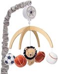 Lambs & Ivy Hall of Fame Lion/Sports Balls Musical Baby Crib Mobile Soother Toy