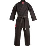 Blitz Silver Tournament Kumite Karate Gi - Black - 4.5/175cm