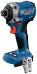 BOSCH GDR18V-215N 18V Brushless Impact Driver - 1,900 in-lbs Torque, 0-3,300 Impacts/Min, Compact Design,1/4 in Quick-Change Hex Drive (Bare Tool)