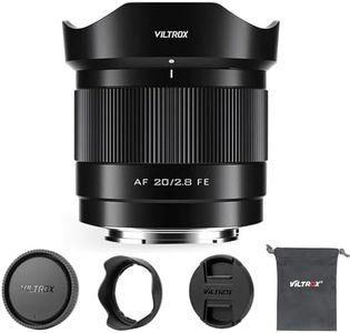 VILTROX FE 20mm f2.8 for Sony E-Mount AF Lens 20mm f/2.8 Super Wide Angle Autofocus Lens Full Frame Lens Compatible with Sony a7cii, a7III, a7IV, a7R, FX30, ZV-E1, a6100, a6400, a6000, a7S III