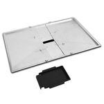 Replacement Grease Tray Set for Bbq Grill Models from Nexgrill, Dyna Glo, Kenmore, Backyard Grill, BHG, Uniflame and Others (24-27 inches)