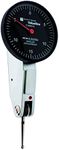 TESA Brown & Sharpe 01889018 Valueline Dial Test, Black Face, Lever Type Indicator, 1" Dial Diameter, 0.0005" Dial Division, 0.030" Range, 0-15-0 Marking