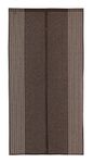 Vertical Stripe Cotton Cloth Japanese Noren Curtain Tapestry (Dark Brown)