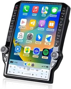 4G 14.5inch Radio for Dodge RAM 1500/2500/3500 2013-2018 Upgrade,8-Core Qualcomm CPU QLED Touch Screen Stereo,CarPlay & Android Auto (Manual AC only!)