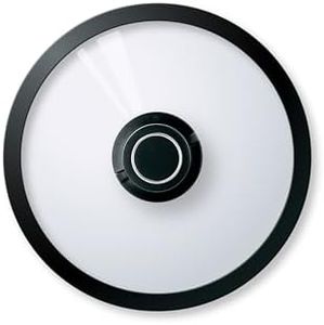 Black Cube Frieling Quick Release Cookware 8-Inch Tempered Glass Lid - Airtight Skillet & Frying Pan Cover