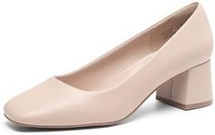 DREAM PAIRS Women's Low Chunky Heel