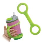 EazyHold Easy Grip Baby Sippy Cup Holder, 360 Transition Trainer Cup Alternative, Infant, Child, Silicone Pediatric Adaptive Aid Band for Limited Hand Mobility, Cerebral Palsy - One Piece