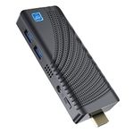 Mini PC Stick Intel Celeron N4000 (Up to 2.6GHz) 4GB DDR4 64GB eMMC Mini Computer Stick with Windows 10 Pro Supports 4K HDMI, Dual Band WiFi 2.4G / 5G, Bluetooth 4.2, Auto Boot for Business Home