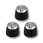 Potentiometer Knob Silver Marshall Amplifier Knob (3 Pcs)