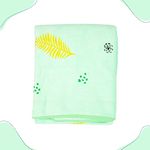 Mee Mee Micro Fiber Baby Bath Towel for New Born | Wash Cloth, Quick Absorbent, Extra Soft Cotton Towels for Kids/Toddlers/Infants/Babies, Pack of 1, Green 70X110 CM