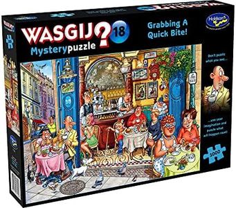 Holdson Wasgij 18 Mystery Grabbing A Quick Bite Jigsaw Puzzle (1000 Pieces)