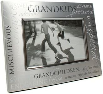 Grandchildren Satin Silver Photo Frame - Grandkids