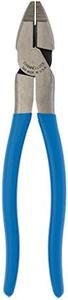 Channellock 369 9.5-Inch Lineman's Pliers | Xtreme Leverage Technology (XLT) Requires Less Force to Cut than Other High-Leverage Models | Forged from High Carbon Steel | Made in the USA, Blue Handle