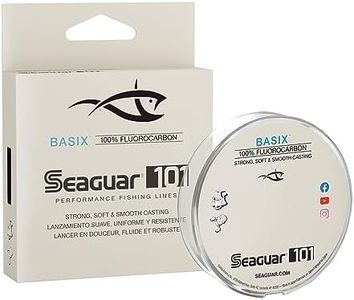 Seaguar 101 BasiX 100% Fluorocarbon Fishing Line 8lbs, 200yds Break Strength/Length - 08BSX200
