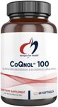 Designs for Health CoQnol 100mg - CoQ10 Ubiquinol with Superior Bioavailability + Exclusive Absorption Technology - Double CoenzymeQ10 Boost with GG - Heart, Healthy Aging + Cell Support (60 Softgels)