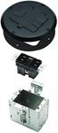 RACO Floor Box Kit 6239ACBK Black 1