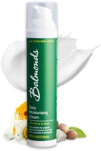 Balmonds Daily Moisturising Cream 100ml - Moisturizer for Sensitive Skin Eczema, Psoriasis and Dermatitis - Natural Emollient Cream for Face, Body and Hands