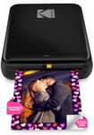 Kodak Step Wireless Mobile Photo Mini Printer (Black) Compatible w/iOS & Android, NFC & Bluetooth Devices