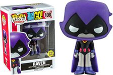 Funko - Figurine Dc Comics - Teen Titans Go ! - Raven Glow In The Dark Exclu Pop 10cm - 0889698114196