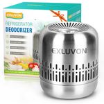 Exluvon Fridge Deodoriser,Lasts for 10 Years Refrigerator Deodoriser Kitchen Gadgets Fridge Freshener Odour Eliminator for Freezer,RV and New Home,More Effective Than Baking Soda