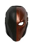 Xcoser Deathstroke Mask Halloween Helmet Game Arkham Knight Cosplay Costume Resin Mask Replica for Men Fancy Dress Clothing Merchandise Accessories