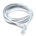 5m RJ11 to RJ11 ADSL 2 High Speed Broadband Modem Telephone Cable Transmits Data Up to 100 Mbits/sec, 26 AWG Supports Analogue or Digital (DSL/ISDN) Applications 16.5ft White