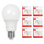 Ikea SOLHETTA E27 Screw LED Bulbs, 470 Lumens, 3.4 Watts, 2700K Warm White, Opal Globe, LED2015G3 - Set of 12 (505.184.77)