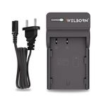 Welborn Camera Battery Charger for Panasonic BLF-19 Battery Compatible with Panasonic Lumix DC-G9, DMC-GH3, DMC-GH4, DMC-GX8, DMC-GH4R, DMC-GH5, DMC-GH5S, DC-GH5, DMC-GH2, DMC-G6, DMC-FZ200, DMCFZ1000