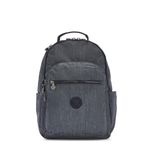 Kipling SEOUL, Large Backpack with Laptop Protection 15 Inch, 44 cm, 27 L, 0.65 kg, Active Denim