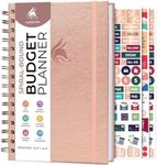 Clever Fox Budget Planner Spiral – Expense Tracker Notebook – Monthly Budgeting Organizer, Finance Logbook & Accounts Book to Control Your Money – Undated Bill Tracker, 6.3x8.4” - Rose Gold
