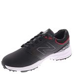 New Balance Men's Brighton Golf Shoe, Black, 8 Wide