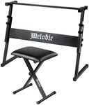 Melodic Keyboard Stand Stool Set Fo