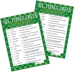 DISTINCTIVS St. Patrick's Day Game - All Things Green Party Game – 25 Player Cards