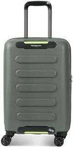 Hedgren - GRIP CARRY ON Spinner – Durable Polycarbonate with TSA Lock, Double-Coil Zippers, Silent 4-Wheel Spinners & Multiple Handles - 21.6" (Olive)